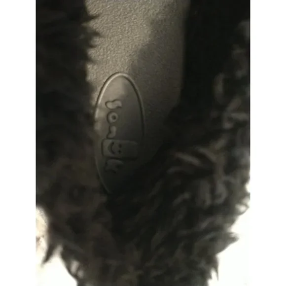 NWT Women's Sanuk Donna Hemp Chill Soft Fur Lined Black Size 5 - Picture 7 of 7